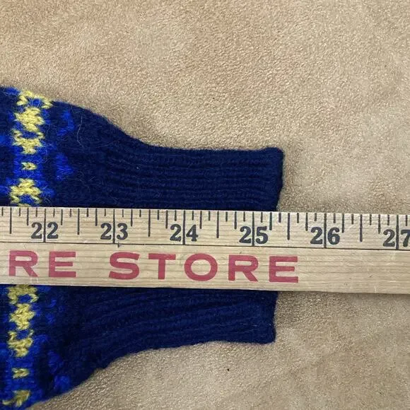 Brooks Brothers Fair Isle Wool Sweater Mens L Made In UK Nordic - Picture 11 of 12